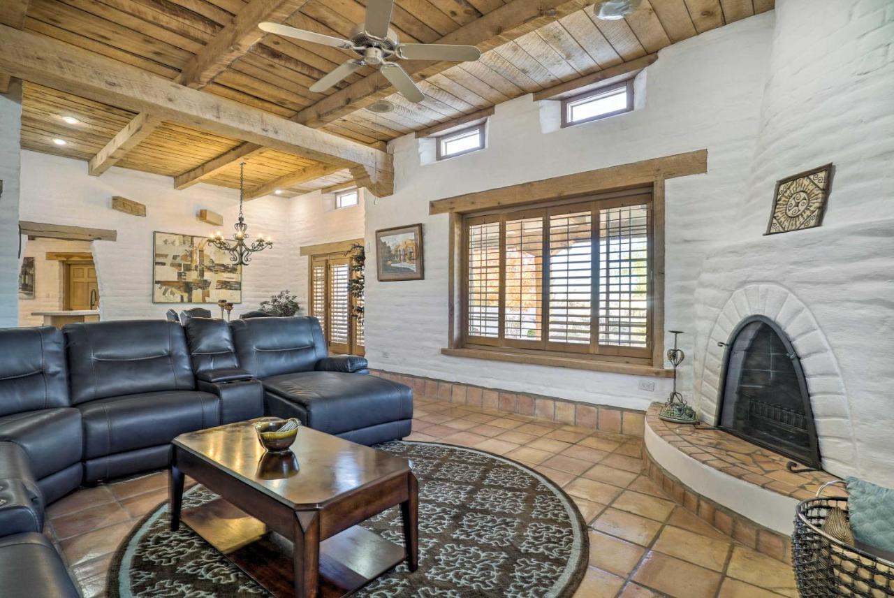 Las Cruces Home La Casa Blanca With Courtyard Ngoại thất bức ảnh
