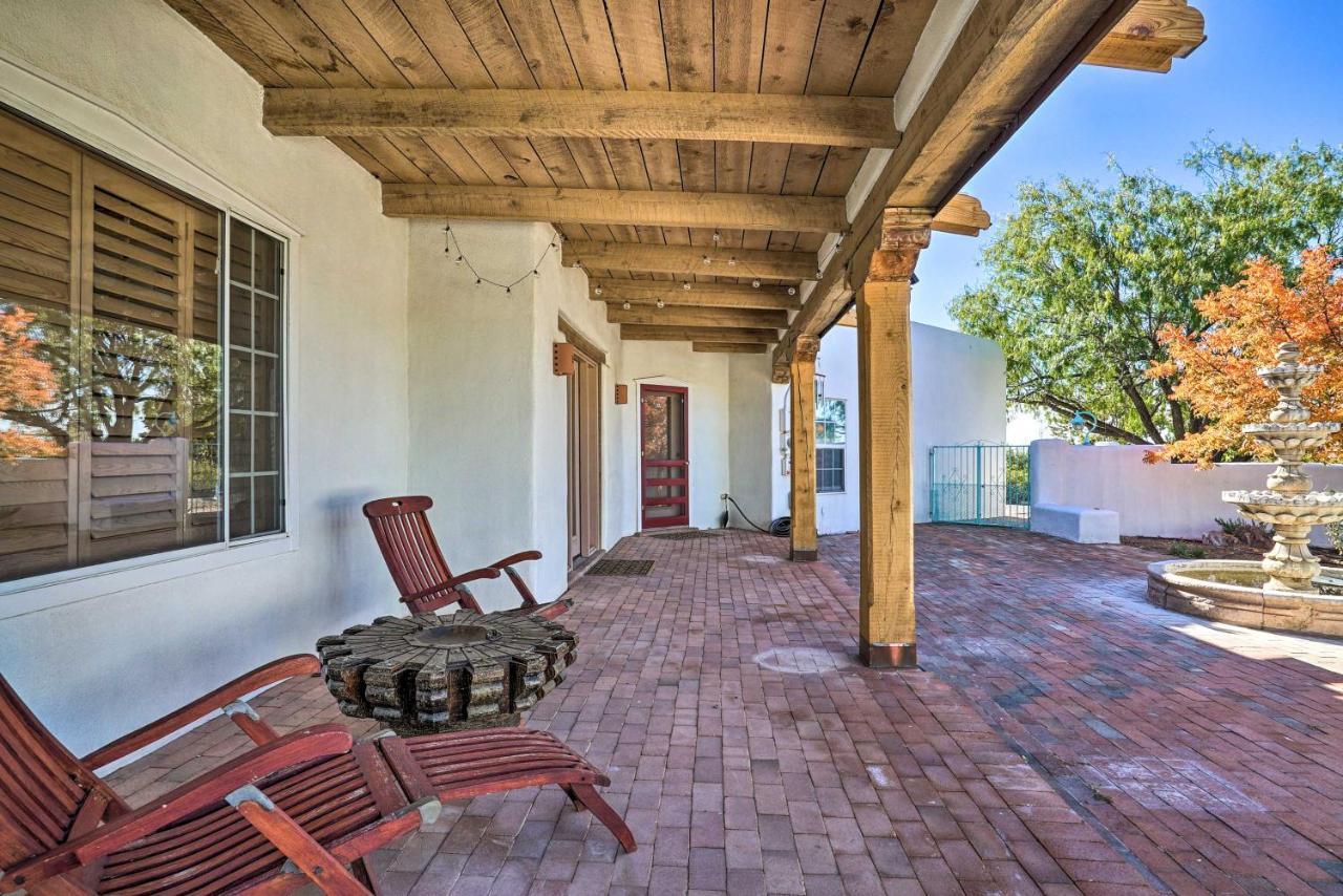 Las Cruces Home La Casa Blanca With Courtyard Ngoại thất bức ảnh